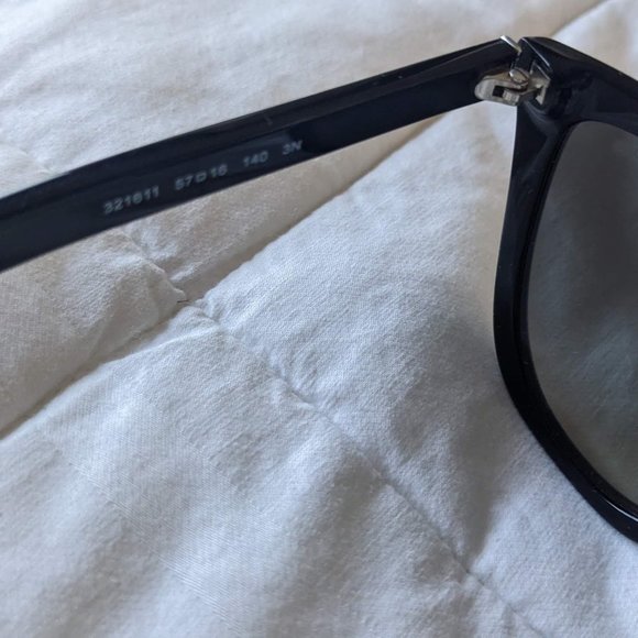 Michael Kors Cat eye Sunglasses - Black w/ Green Temples